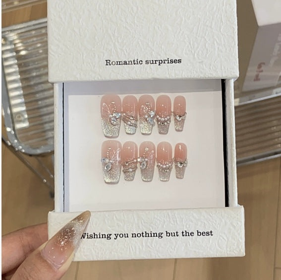 1034- Handmade press on nails fake nails removable