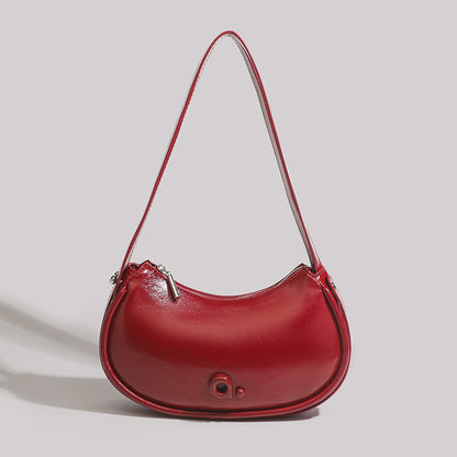 Bolso pequeño de hombro para mujer, estilo hobo elegante de estilo francés, ideal para el verano. 