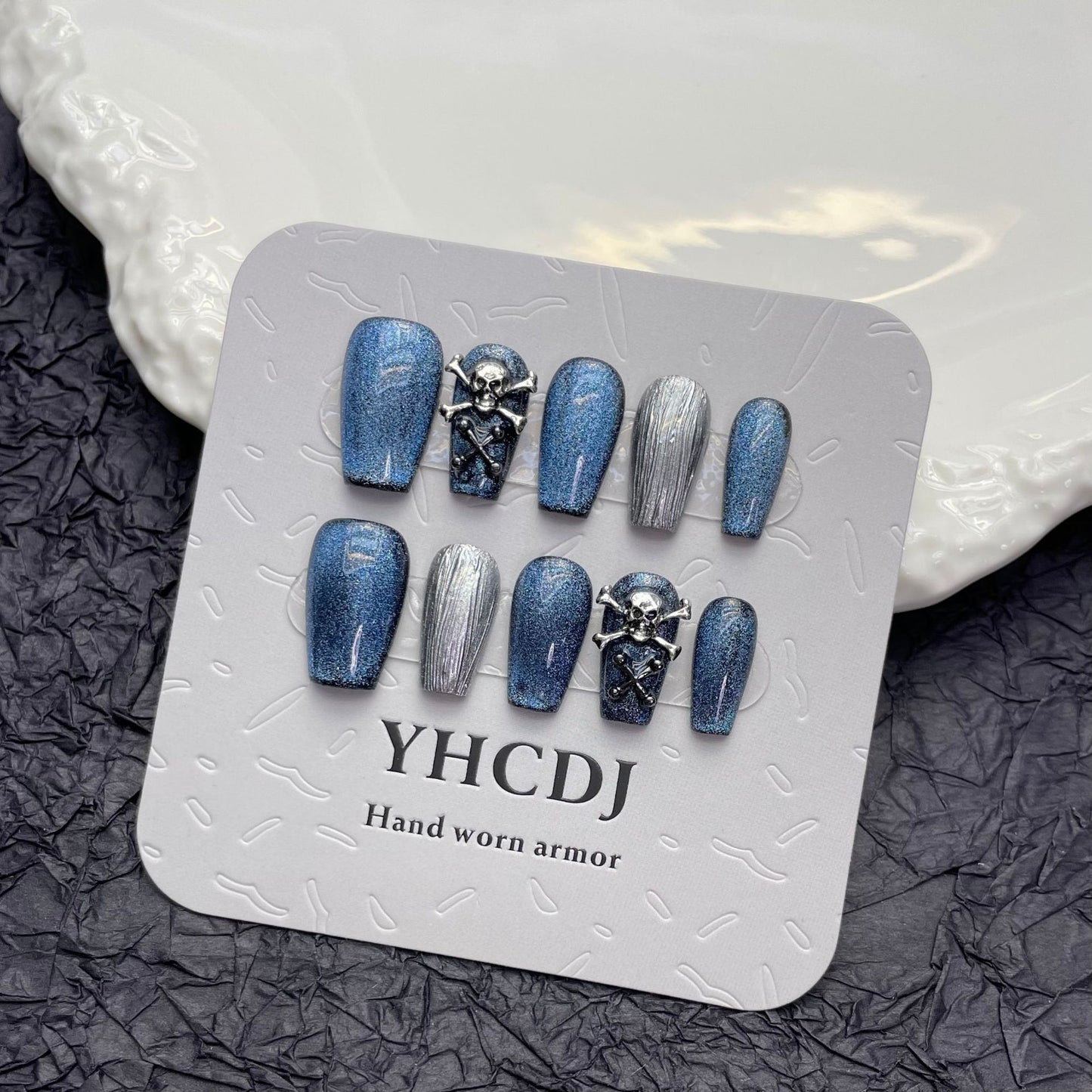 0938- Handmade press on nails fake nails removable