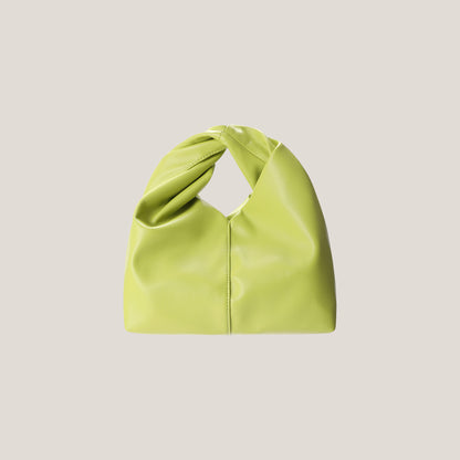Bolso nube de verano, bolso de mano para mujer, bolso tote pequeño, bolso tote de piel suave plisado 