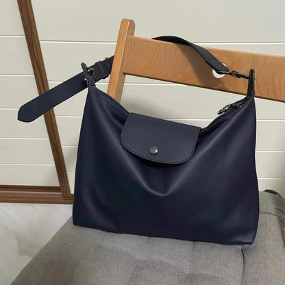 Hobo Underarm bag, boho grey women's bag, Crossbody shoulder bag, large capacity versatile women's hobo bag