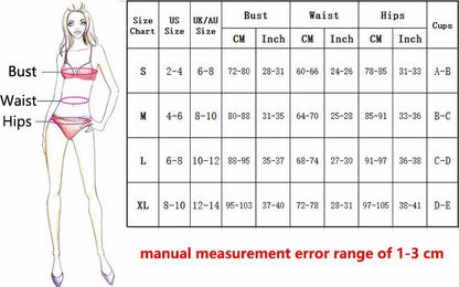 Swimsuit solid color three-piece swimsuit gold musical symbol accessories bikini bikini