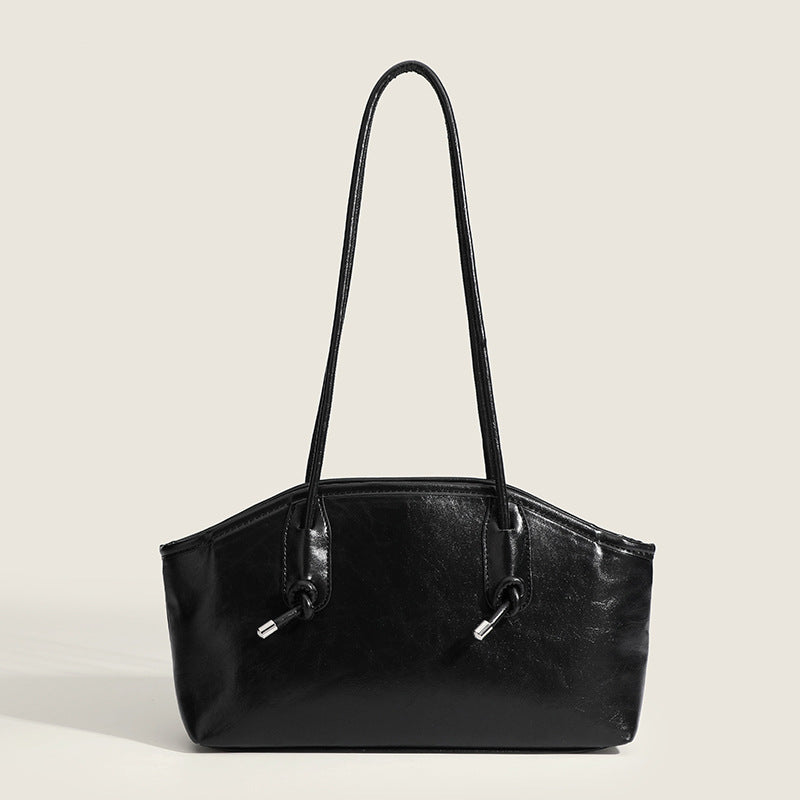 Bolso hobo para mujer, bolso de hombro negro, bolso de moda veraniego para mujer, bolso de hombro informal de diseño con textura premium para el día a día 