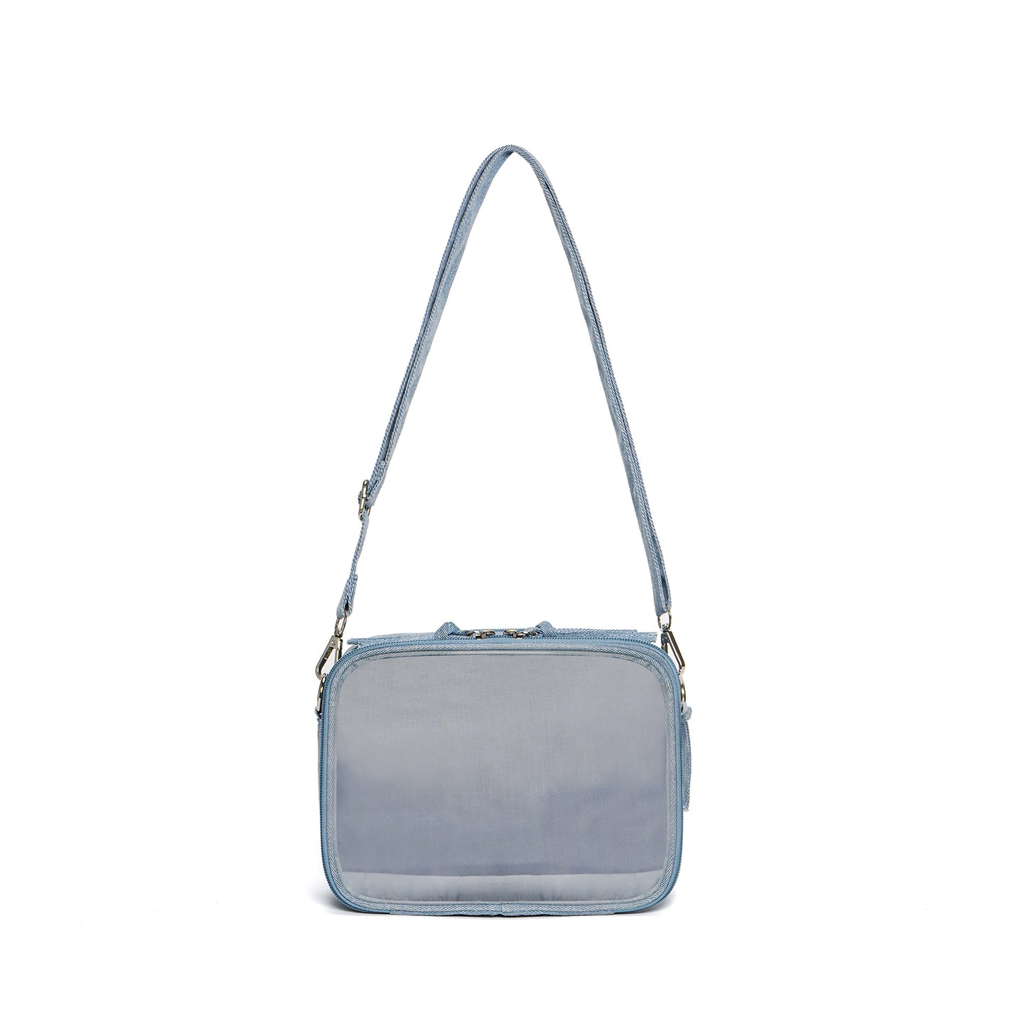 Bolso vaquero mini informal para mujer: bolso de lona versátil para ir de compras y bolso hobo pequeño para el hombro. 
