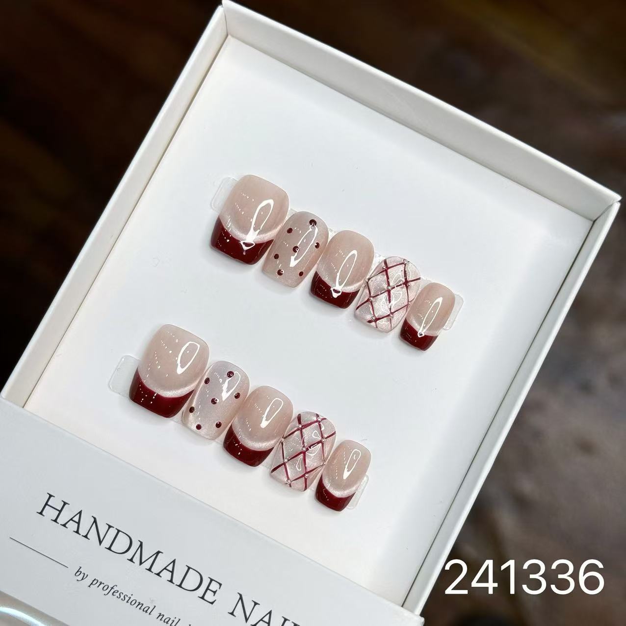 1029- Handmade press on nails fake nails removable