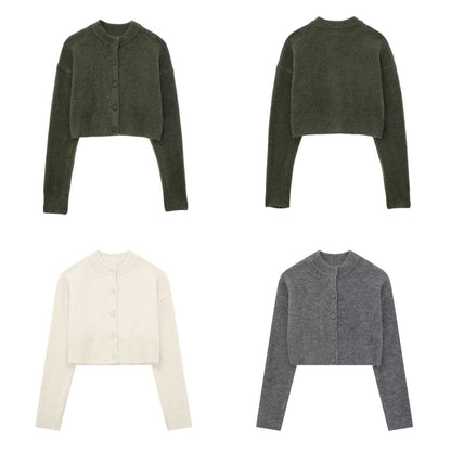 Women's Short Knit Cardigan