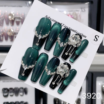 0962- Handmade press on nails fake nails removable