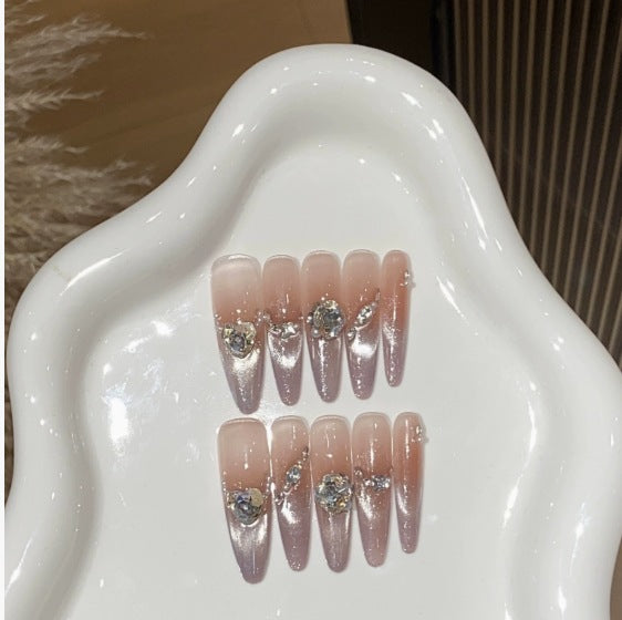 1035- Handmade press on nails fake nails removable