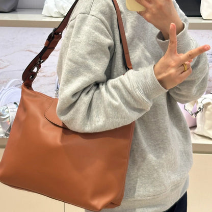 Hobo Underarm bag, boho grey women's bag, Crossbody shoulder bag, large capacity versatile women's hobo bag