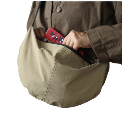 Bolso de nailon, bolso informal para mujer, bolso bandolera con correa ancha, bolso tipo luna sencillo y ligero 