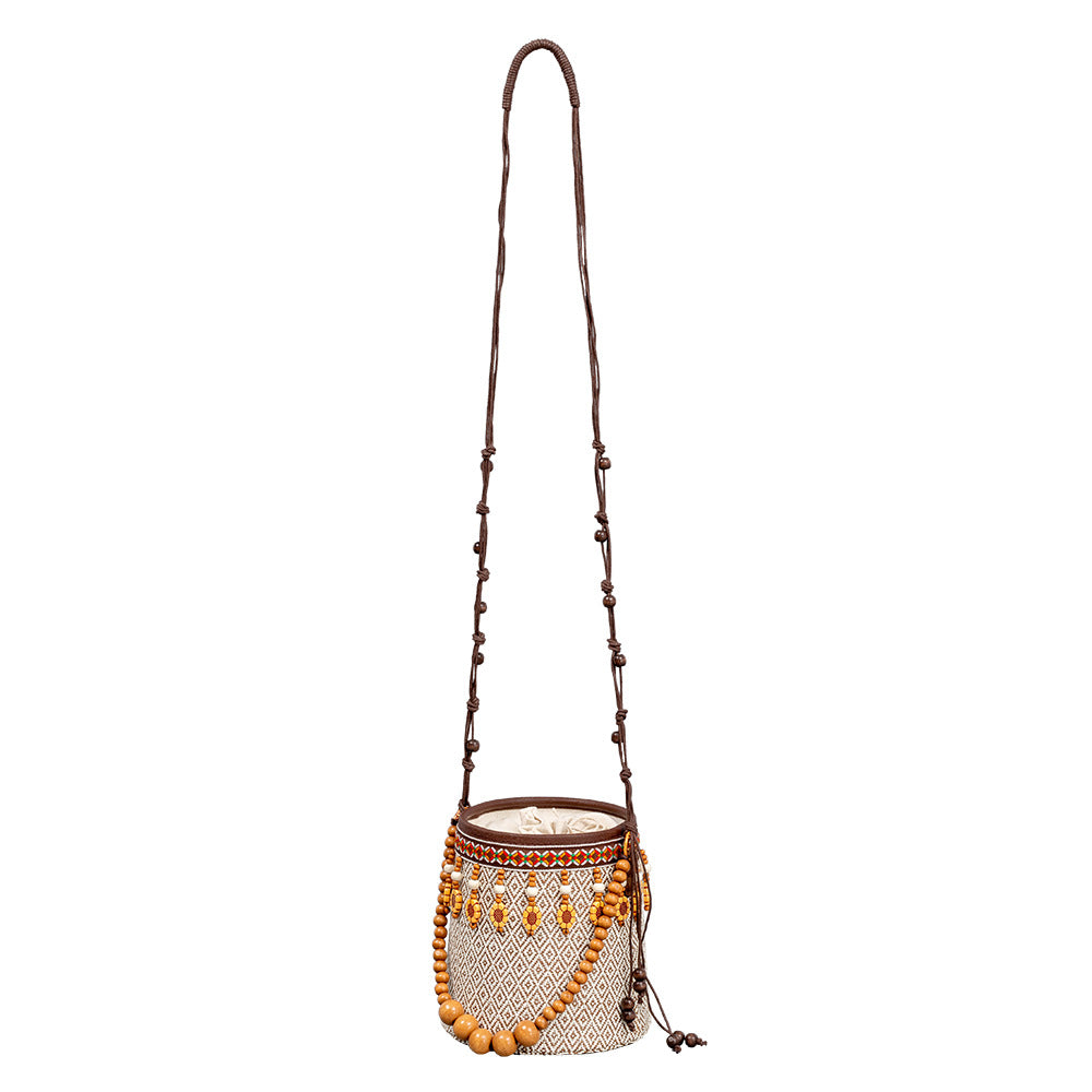 Bolso pequeño de paja estilo bohemio, bolso tipo cubo pequeño para vacaciones en la playa, bolso de hombro para viajes de ocio, bolso pequeño tejido tipo hobo para mujer 
