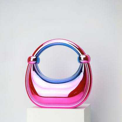 Bolso de mano pequeño y versátil de acrílico para cena, noche, informal, fiesta, graduación.