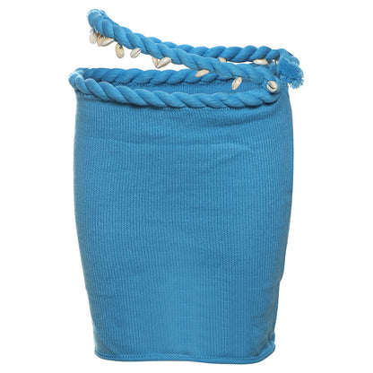 Wind summer fashion creative street sexy babes sleeveless navel knitted skirt set