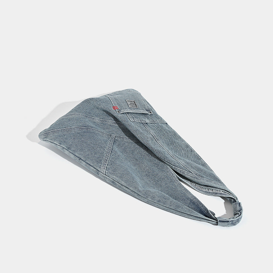 Bolso hobo de mezclilla lavada, bolso de hombro, bolso tote de gran capacidad, bolso versátil 