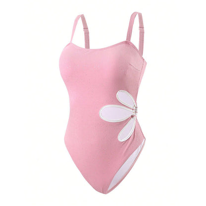 Swimsuit Women's senior sense backless black one-piece racing swimming pool training beach swimsuit