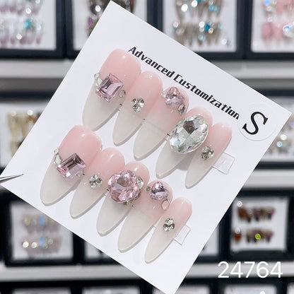 0967- Handmade press on nails fake nails removable