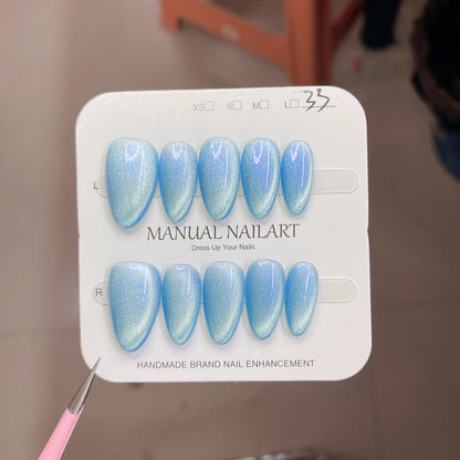 1026- Handmade press on nails fake nails removable