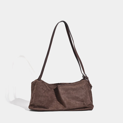 Bolso hobo vintage mate, bolso tipo almohada de gran capacidad, bolso bandolera versátil para el día a día 