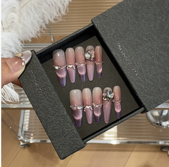 1034- Handmade press on nails fake nails removable