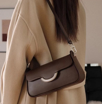 Simple small square bag, commuter small shoulder bag, shoulder crossbody bag small