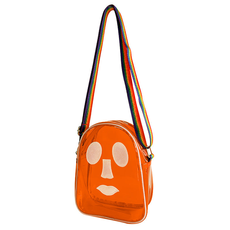 Funny Fashion PVC Jelly Bag, Shoulder Small Square Bag, Crossbody Bag Portable, Travel Shoulder Bag