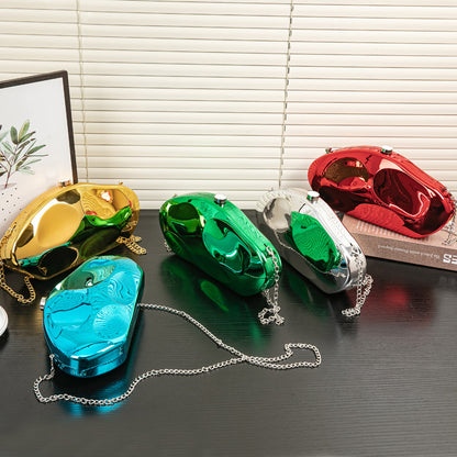 Bolso acrílico brillante, bolso bandolera para cena, bolso de mano de noche, bolso de graduación, bolso de fiesta, bolso de mano para graduación. 