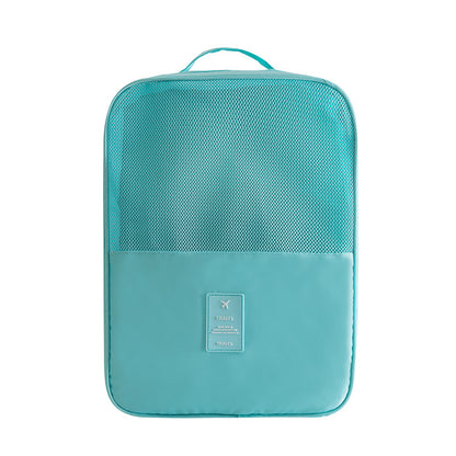 Bolsa de gran capacidad para guardar hasta tres pares de zapatos, práctica bolsa de tela Oxford, impermeable, tipo maleta con ruedas. 