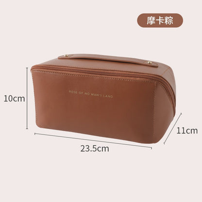 Makeup bag organizers,stylish cosmetic bag, large capacity portable versatile travel products toilet bag woman, makeup bag with compartments,