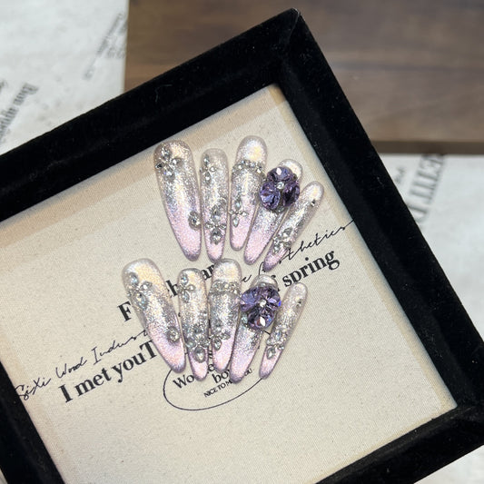 0991- Handmade press on nails fake nails removable