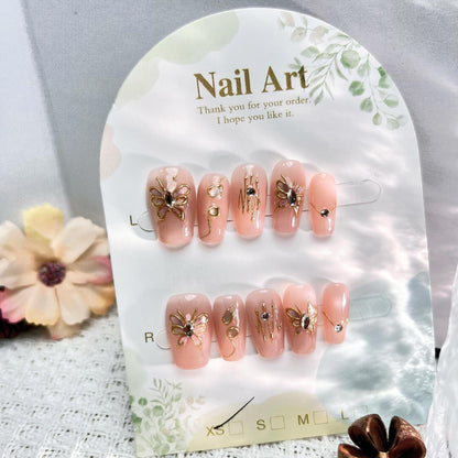 1032- Handmade press on nails fake nails removable