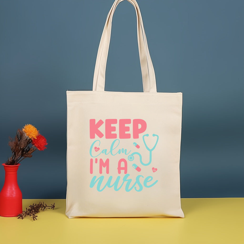 Bolso bandolera de lona estampada, bolso de compras moderno y ligero, bolso de algodón de gran capacidad, paquete de 2 unidades tipo hobo. 