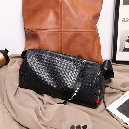 Men's bag small crossbody bag, men's shoulder bag, stylish casual street crossbody purse small