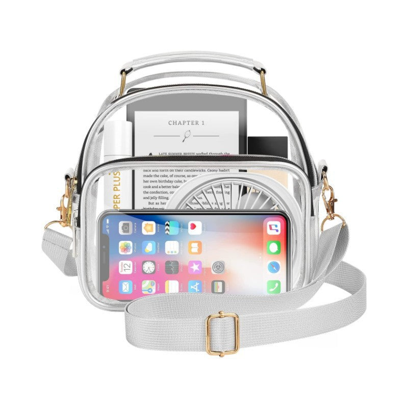 Transparent Small Crossbody Purse - Stylish Women's Shoulder Crossbody Bag with Convenient Capacity