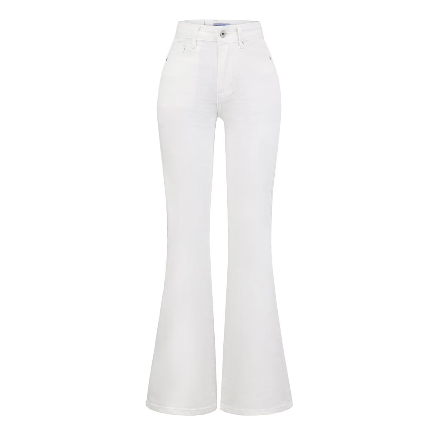 Women's Light Blue High Waist Slim Fit Bootcut Jeans