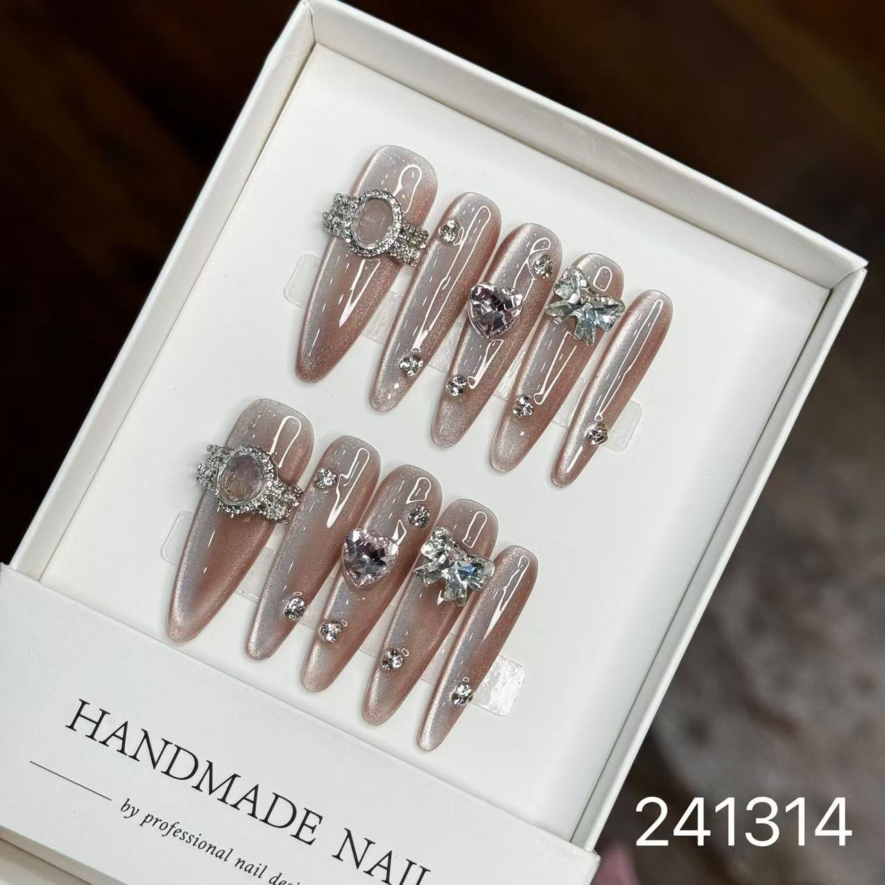 1030- Handmade press on nails fake nails removable