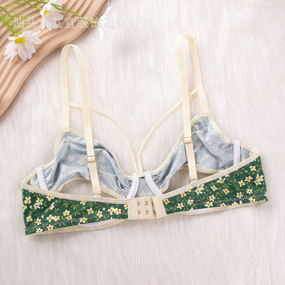 Hot Selling Sexy Women's Underwear Summer Lightweight Comfortable Breathable Bralette without Pads