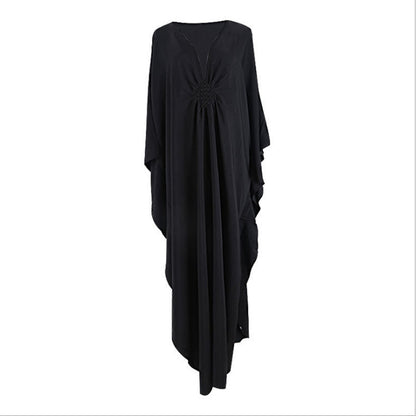 Center-Knit Beach Dress ¨C Loose Vacation Robe, Bikini Sun Protection Cover-Up for Women