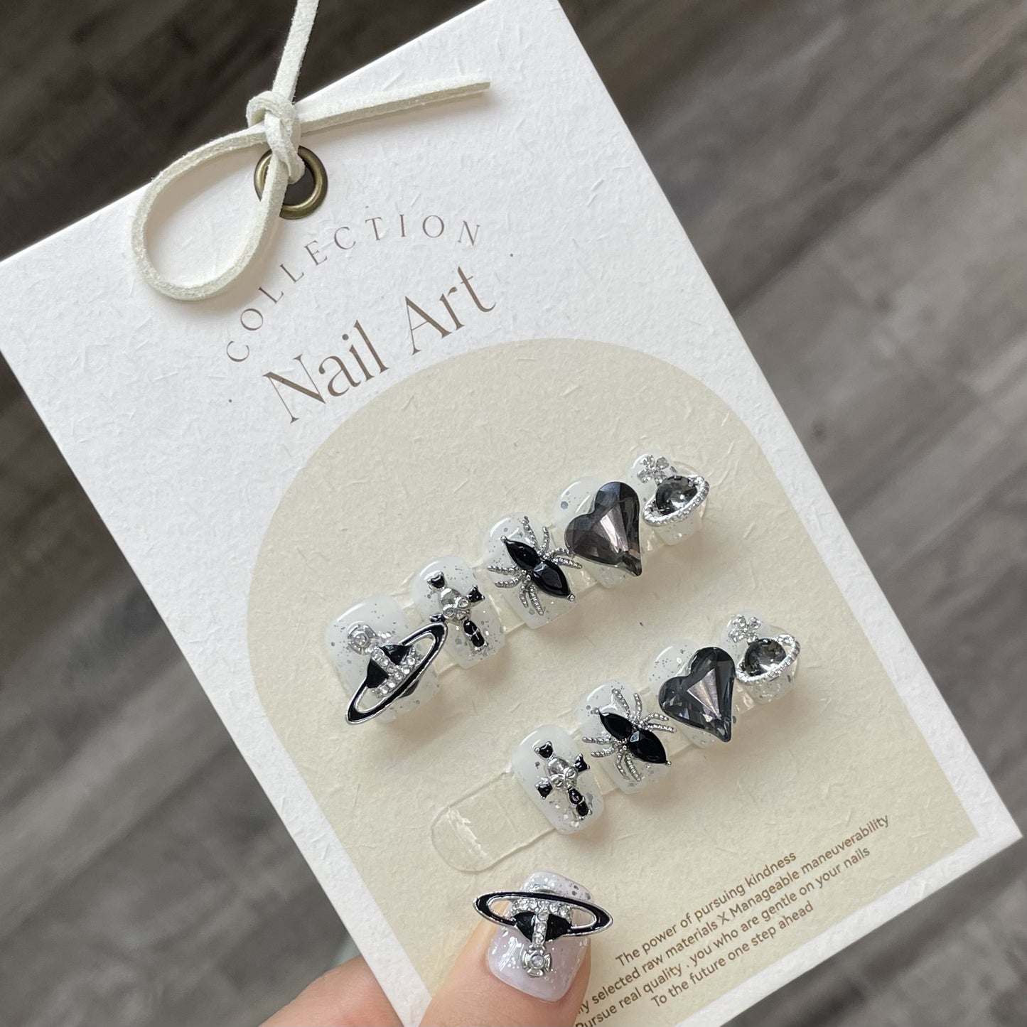 1022- Handmade press on nails fake nails removable