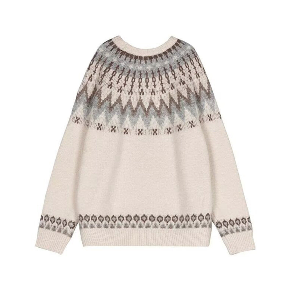 Suéter de punto de crochet unisex