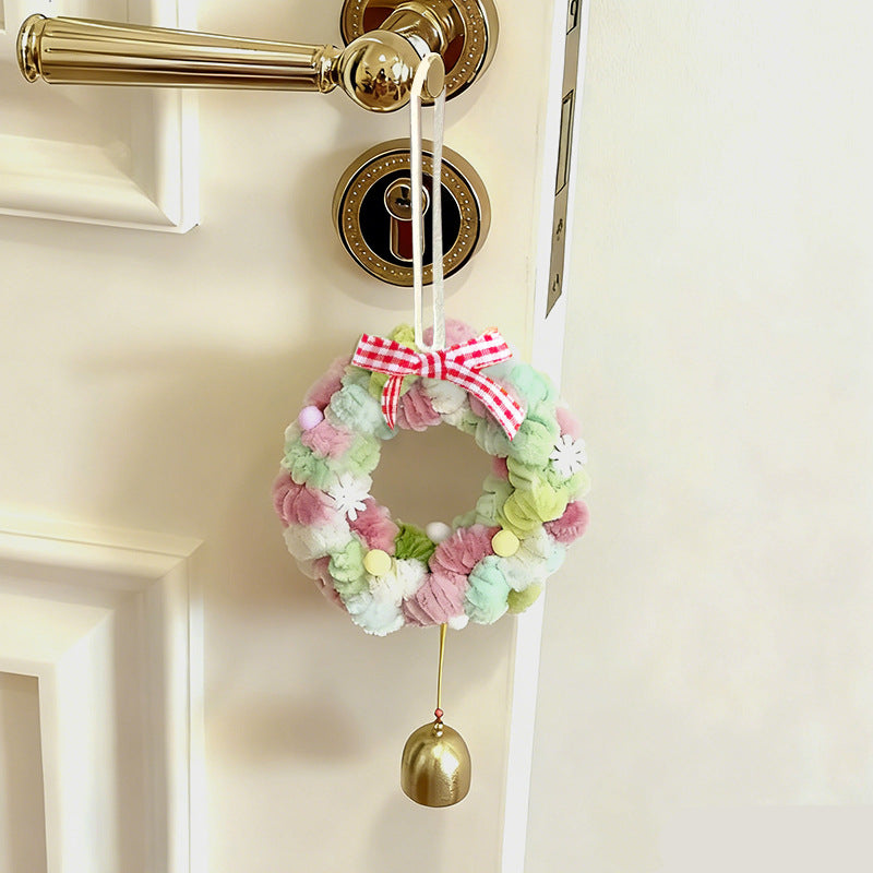 Árbol de Navidad con palo giratorio, carillón de viento hecho a mano para colgar en el coche, decoración para colgar en la puerta, colgante para actividades en centros comerciales