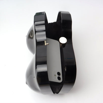 Elegante bolso de mano de acrílico de forma irregular – Bolso de mano de noche con estilo, perfecto para fiestas, graduaciones y bodas.