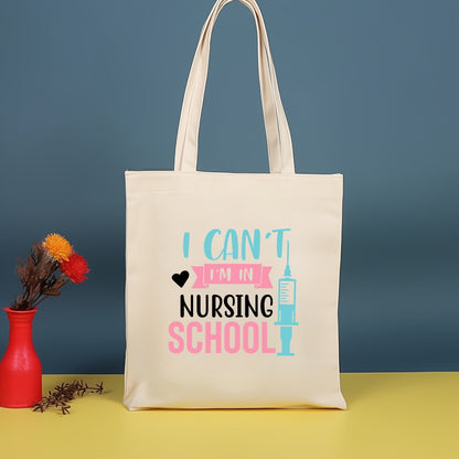 Bolso bandolera de lona estampada, bolso de compras moderno y ligero, bolso de algodón de gran capacidad, paquete de 2 unidades tipo hobo. 