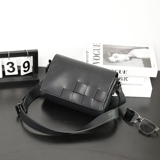 Shoulder bag men, fashion crossbody bag unisex, woven crossbody bag,