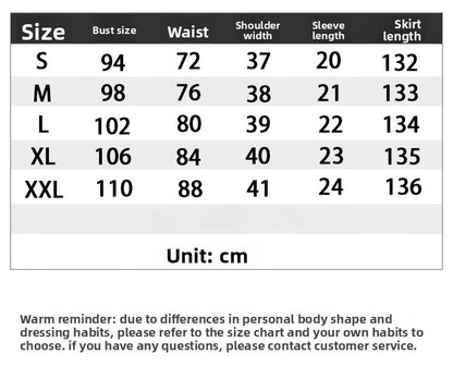 Summer Flared Maxi Dress V-Neck Short Sleeve Printed Chiffon Dress