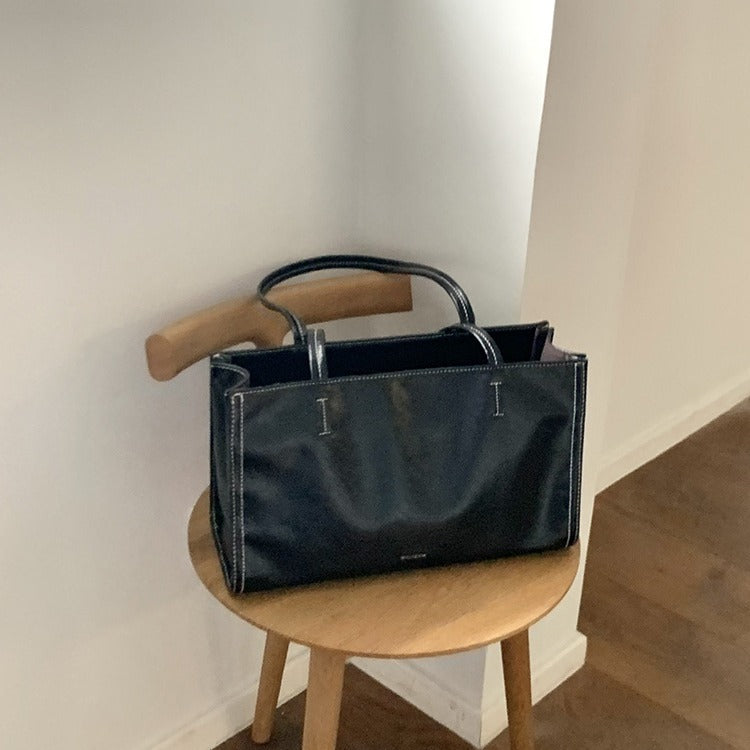 Bolso tote elegante, bolso de hombro de gran capacidad, bolso tote chic, bolso informal para mujer, bolso elegante y clásico para ir al trabajo 
