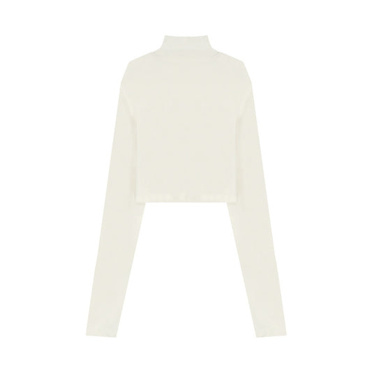 Women's White Blouse for Autumn Trendy