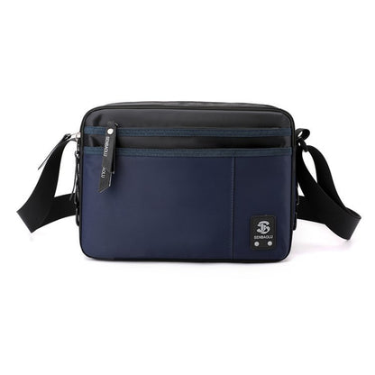 Bolso bandolera ligero para hombre, bolso pequeño de hombro para negocios, bolso de viaje sencillo e informal, bolso bandolera cuadrado pequeño para hombre 