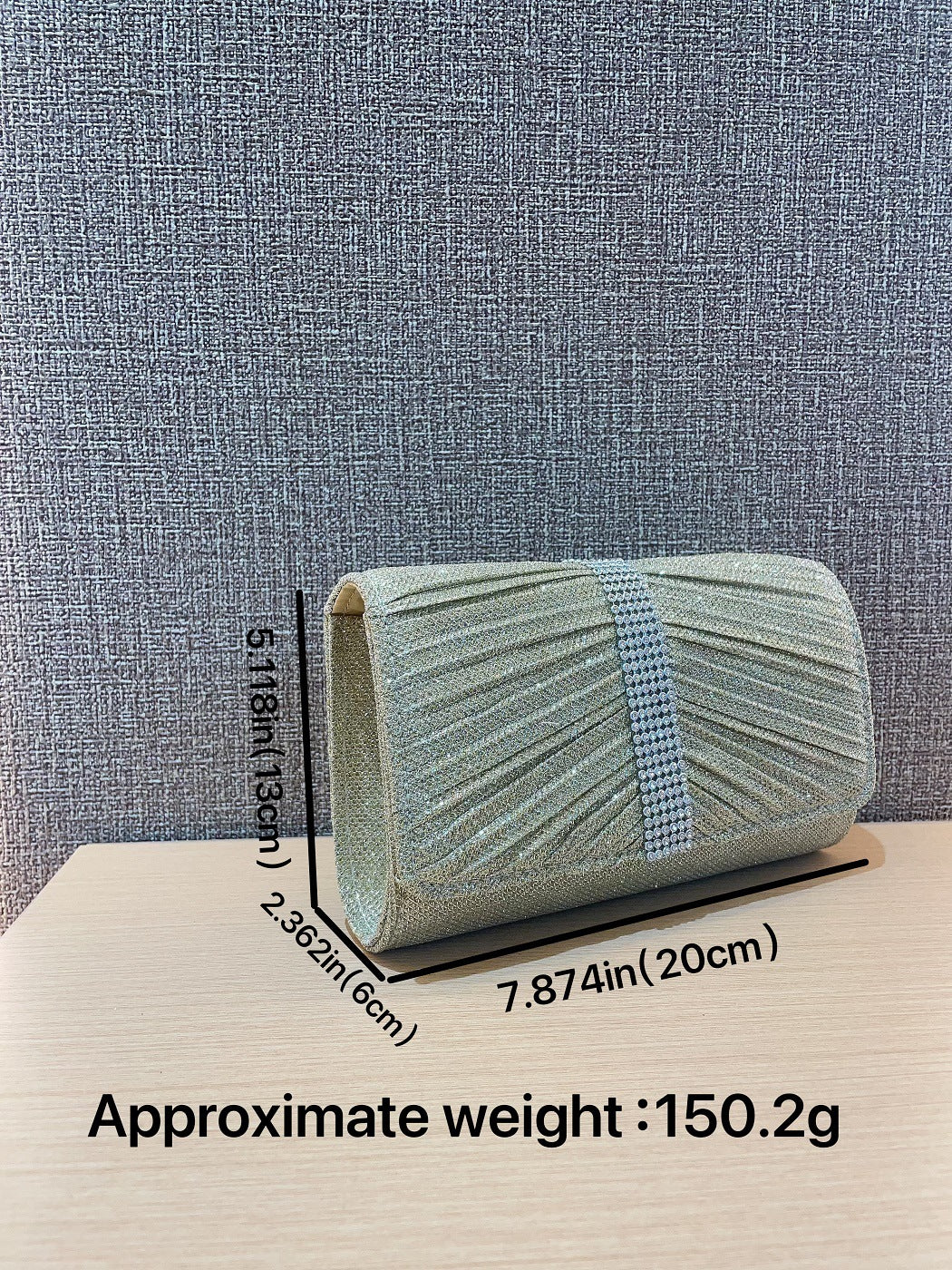 Bolso de mano con textura de diamante para niña, ideal para vestidos de noche, banquetes y cheongsams.