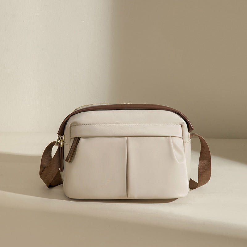 Small women's crossbody bag, fashionable small bag versatile, shoulder bag commuting solid color, simple square bag small