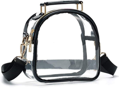 Transparent Small Crossbody Purse - Stylish Women's Shoulder Crossbody Bag with Convenient Capacity